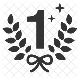256x256 First Prize Icon Of Glyph Style