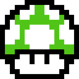 256x256 Retro Mushroom Icon Super Mario Iconset Sandro Pereira