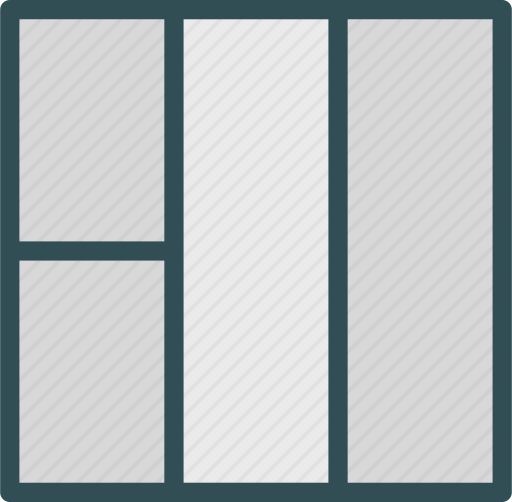 512x502 Column, Interface, Layout, Stylish, Template Icon