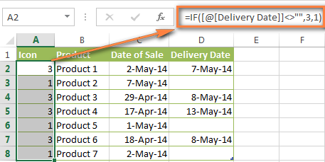 457x229 Excel Conditional Formatting Icon Sets, Data Bars And Color Scales