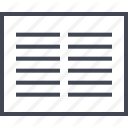 128x128 Two Columns Icons