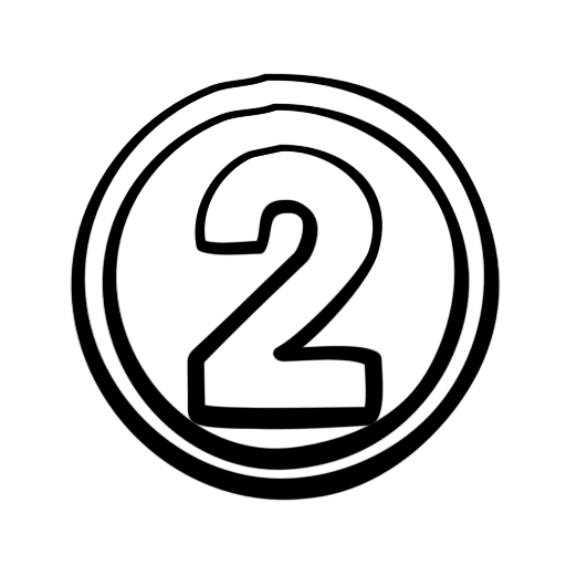 Icon Size Number Two 512x512 Icon Size Number Two