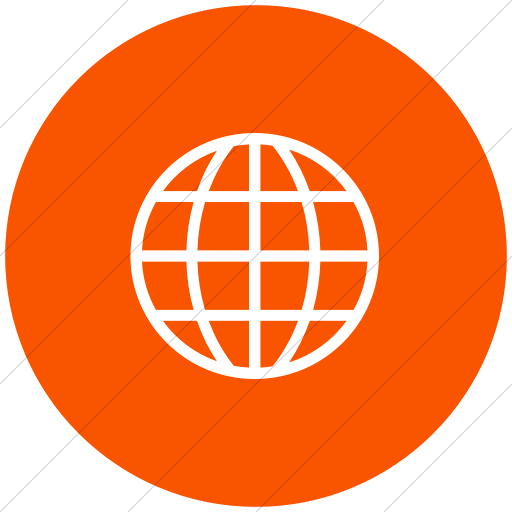 Iconsetc Flat Circle White On Orange Classica Globe Icon 512x512 Iconsetc Flat Circle White On Orange Classica Globe Icon