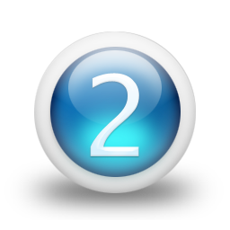 Number Blue Icon 256x256 Number Blue Icon