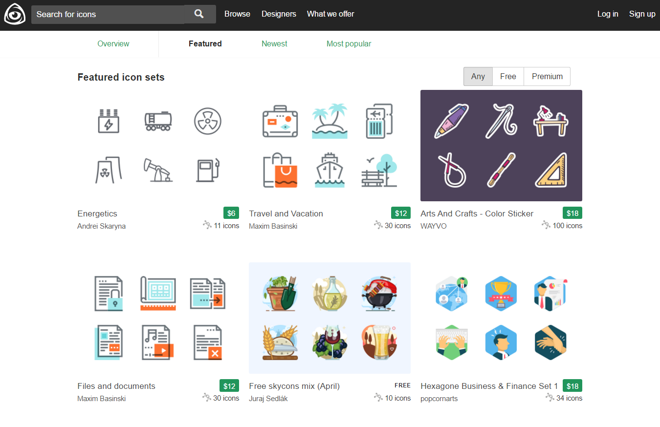 1350x874 Top Free And Paid Resources For Icons