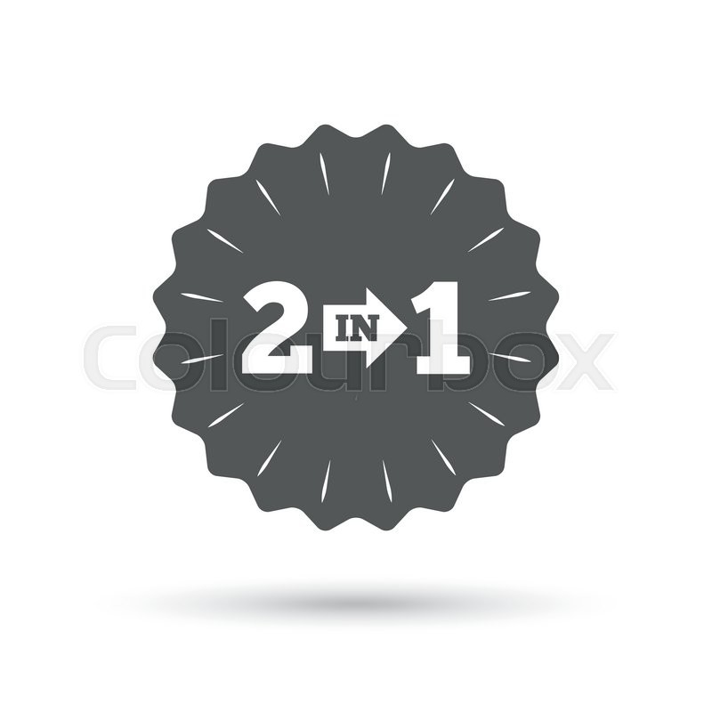 800x800 Two In One Sign Icon In Symbol With Arrow