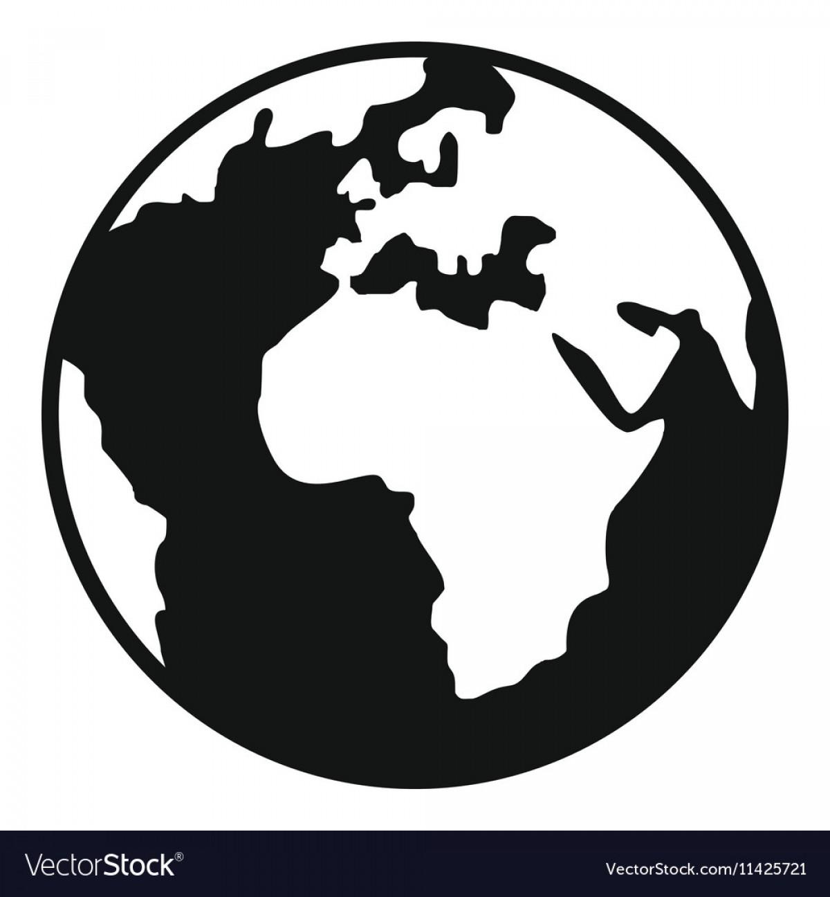 1200x1296 Hd Simple Earth Icon Vector Cdr Vector Images Design