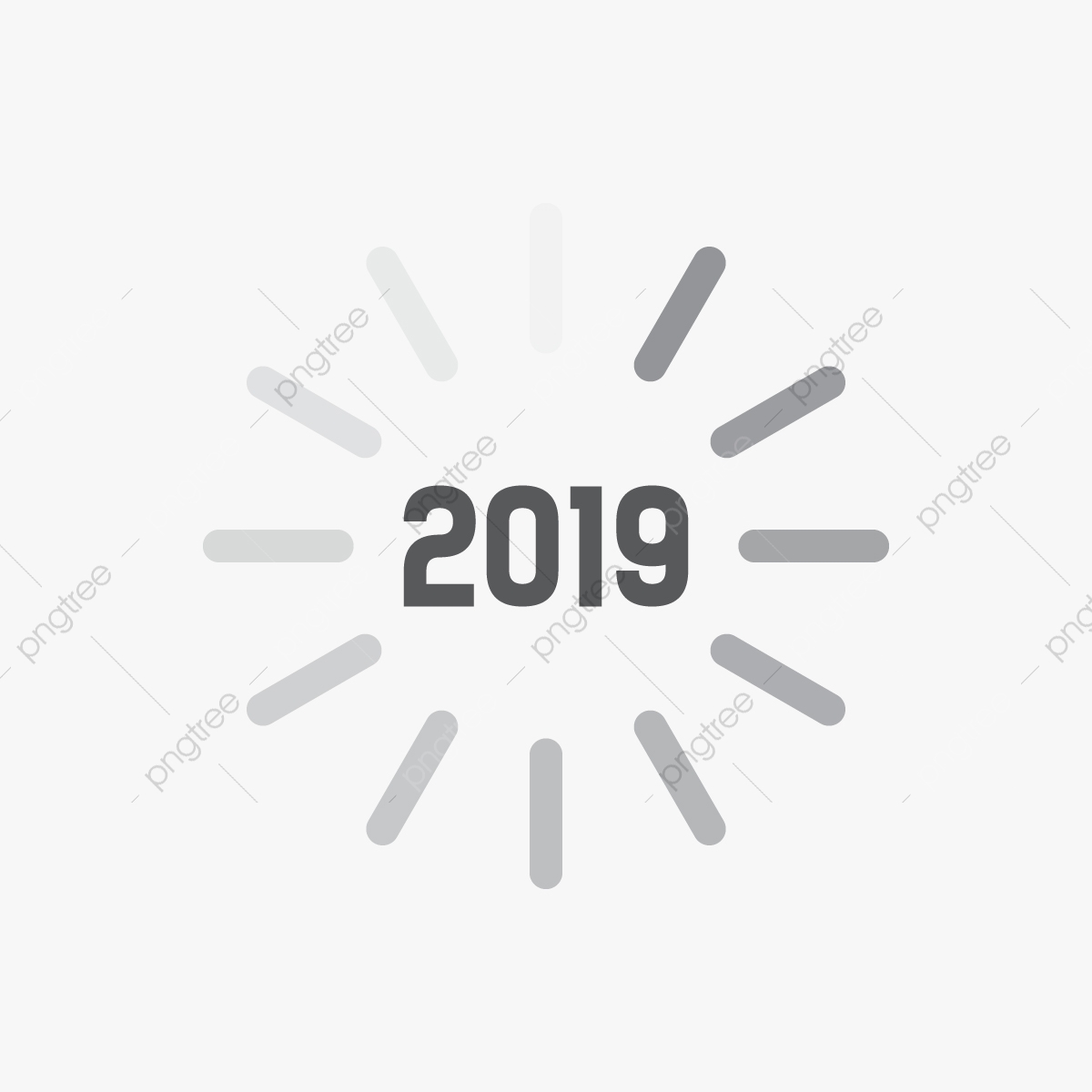 1200x1200 Happy New Year Card Theme Loading Time Sign Icon