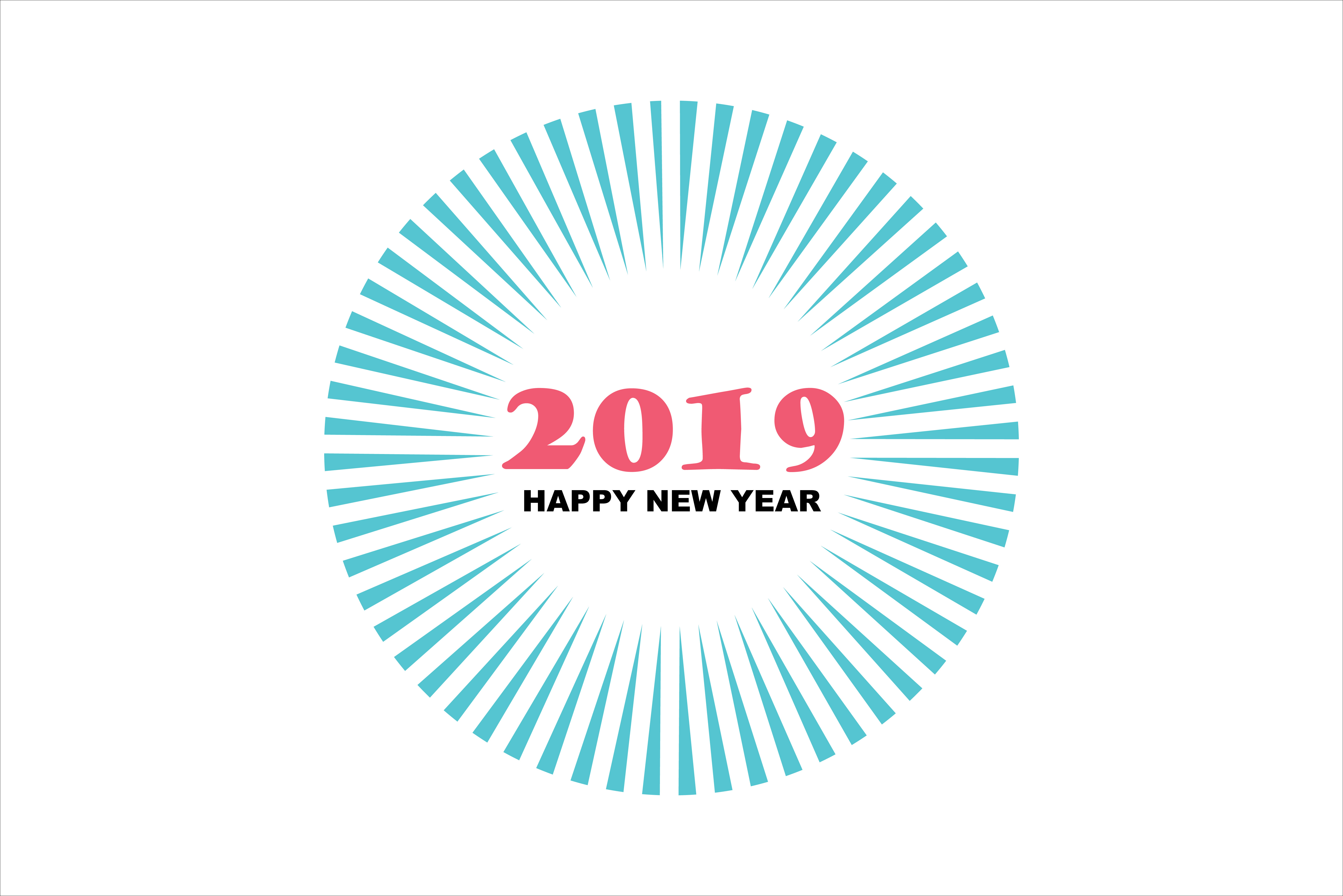 5800x3870 Happy New Year Icon Graphic