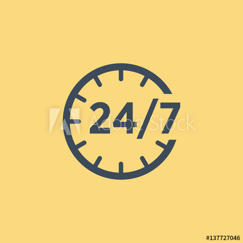 500x500 Icon Open Hours A Day And Days A Week Icons