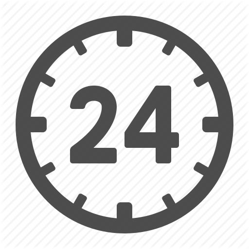 512x512 Hours, Clock, Delivery, Non Stop Icon