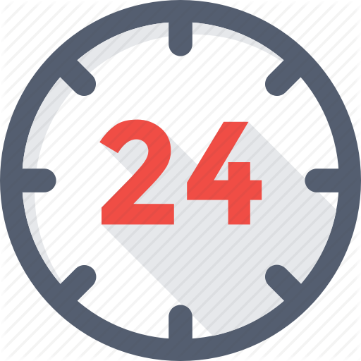 512x512 Hours, Clock, Customer Service, Helpline, Time Icon