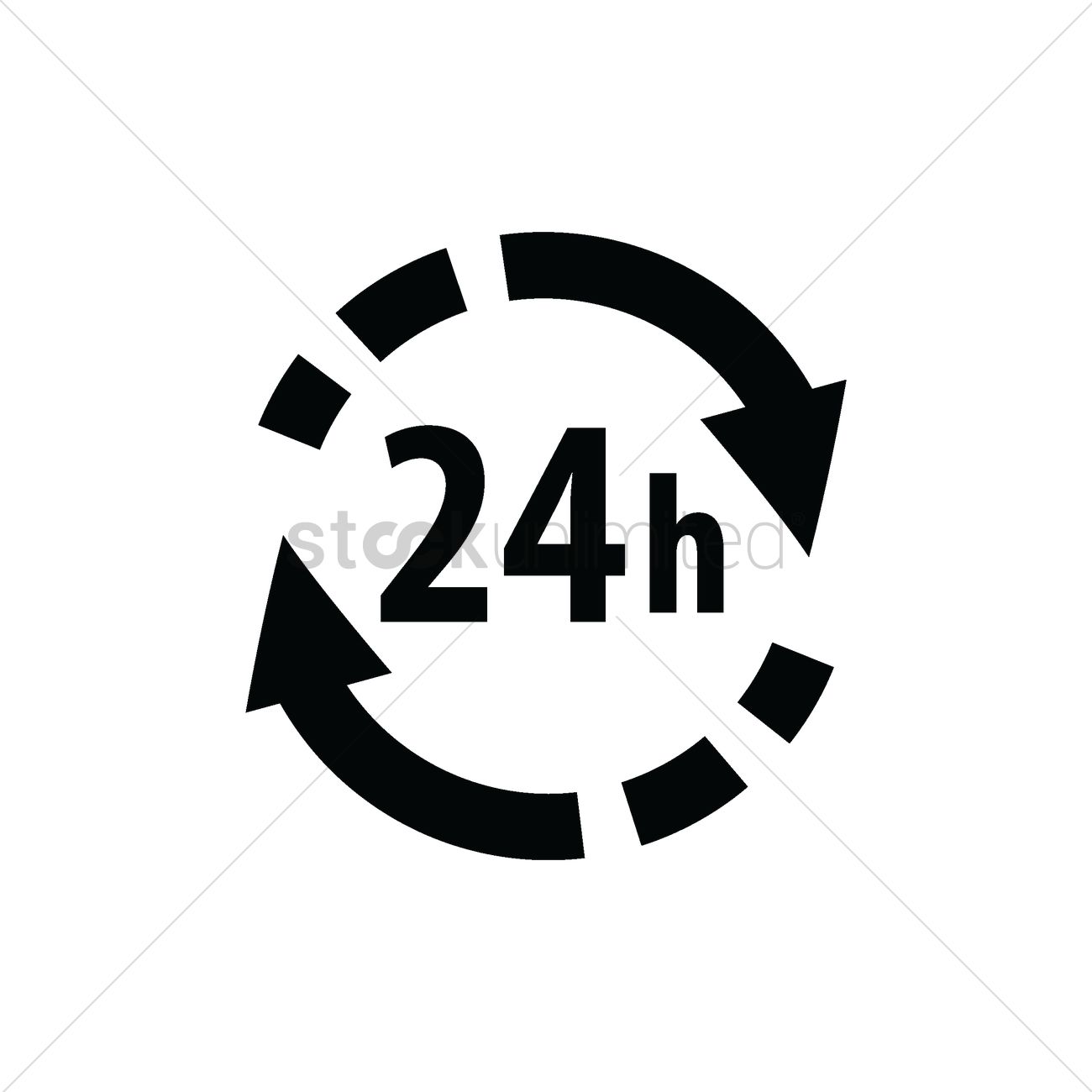 1300x1300 Hours Icon Vector Image