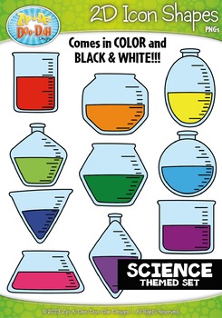 245x350 Science Icon Shapes Clipart {zip A Dee Doo Dah Designs} Tpt