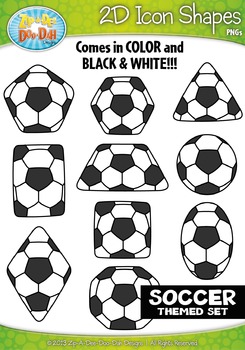 245x350 Soccer Icon Shapes Clipart {zip A Dee Doo Dah Designs} Tpt