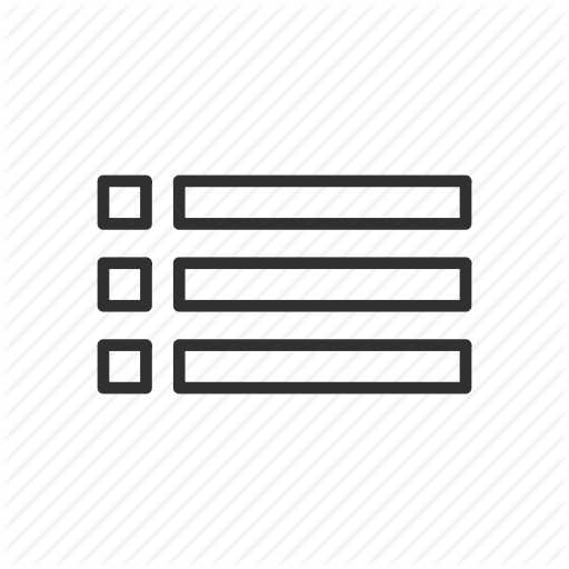 512x512 Check List, List, Menu Bar, Settings Icon