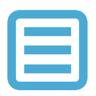 400x400 Line Menu Icon Transparent Png