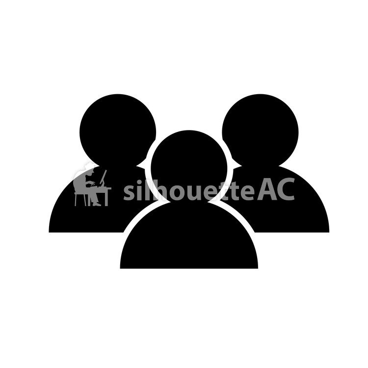 750x750 Free Silhouette Vector People Icon