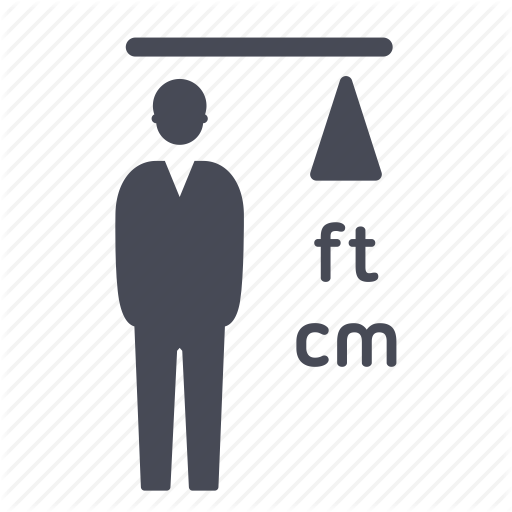 512x512 Height, Man, People Icon