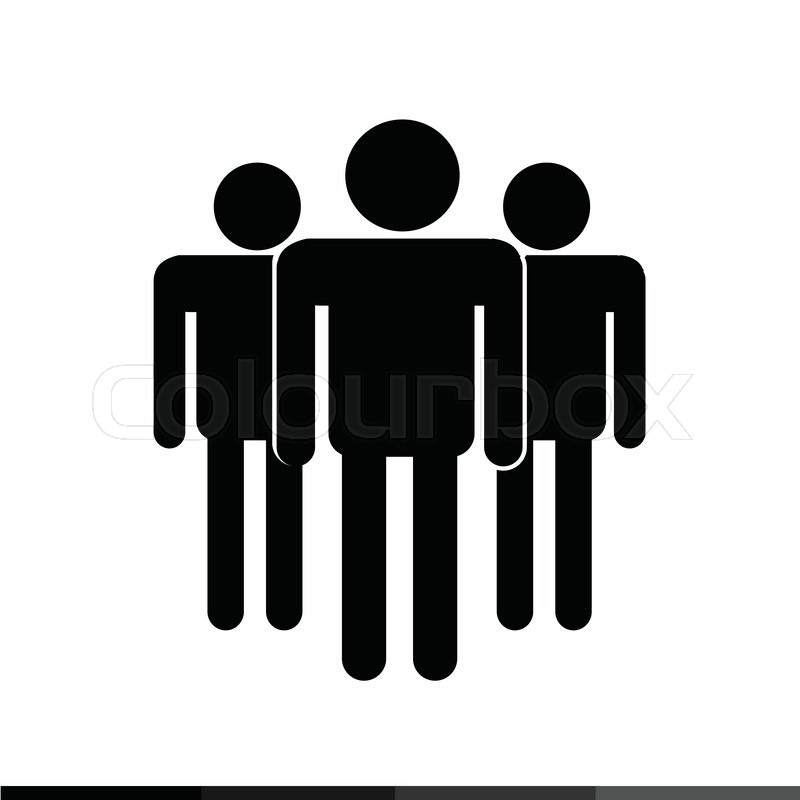 800x800 Pictogram People Icon Illustration Stock Vector Colourbox