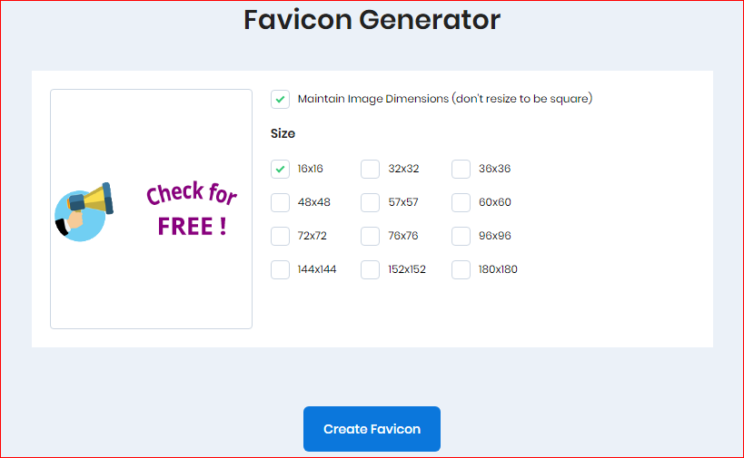 819x505 Favicon Generator, Convert Png To Instant Website Icon Maker