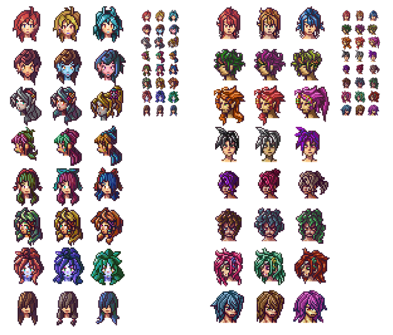 800x683 Sprite Might Face Set