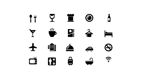573x331 Monochrome Web Icon Sets Free And Scalable
