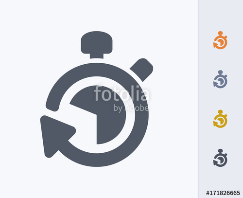 500x407 Stopwatch Arrow