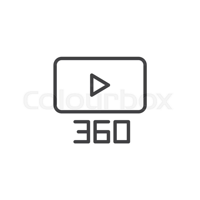 Degree Video Content Outline Icon Stock Vector Colourbox 800x800 Degree Video Content Outline Icon Stock Vector Colourbox