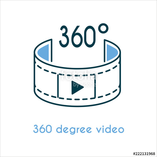 Degree Video Flat Icon Stock Image And Royalty Free Vector 500x500 Degree Video Flat Icon Stock Image And Royalty Free Vector
