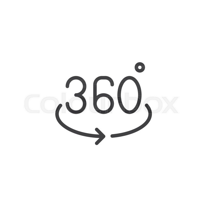 Degree Video Outline Icon Linear Stock Vector Colourbox 800x800 Degree Video Outline Icon Linear Stock Vector Colourbox