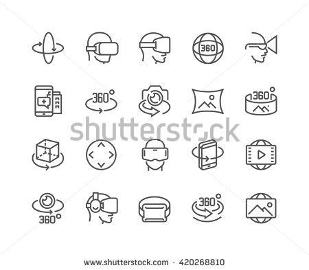 Simple Set Of Degree Image And Video Related Vector Line Icons 450x393 Simple Set Of Degree Image And Video Related Vector Line Icons