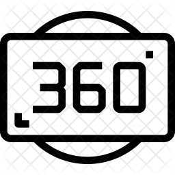 256x256 Video Icon Of Line Style