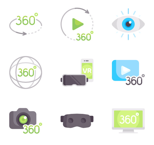 600x564 Video Icons