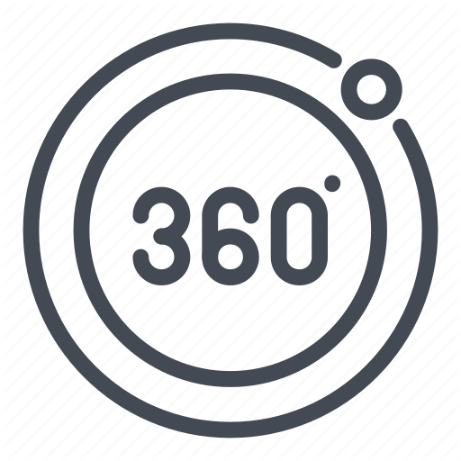 512x512 Degree, View, Degree, Panorama, View Icon