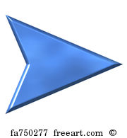 180x195 Free Art Print Of Arrow Signs Three Dimensional Arrow Signs