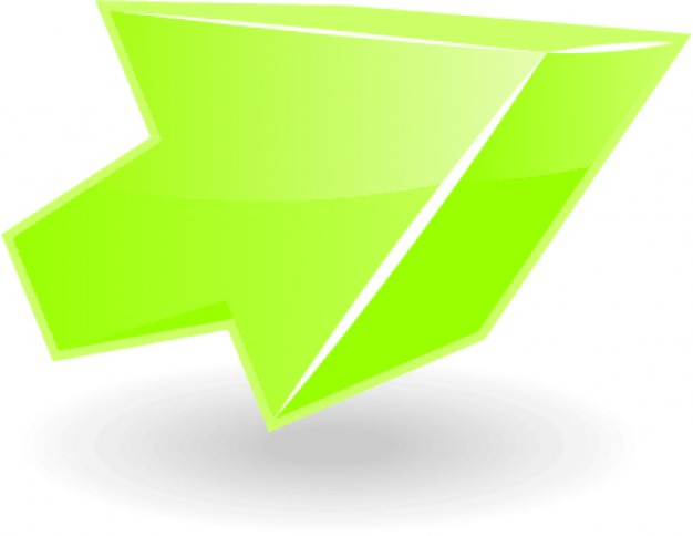 626x484 Green Arrow Icon Vector Free Download