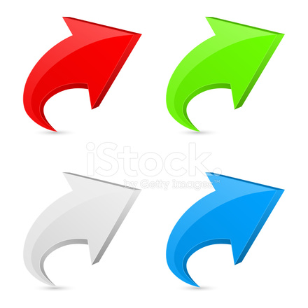 440x440 Arrow Icon Stock Vector