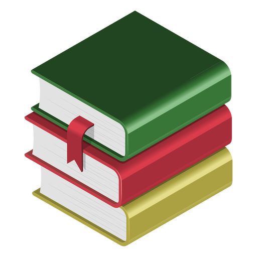 512x512 Books Pile Icon