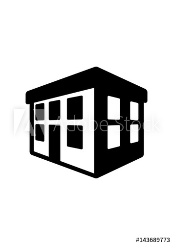 354x500 Building Icon, Vector