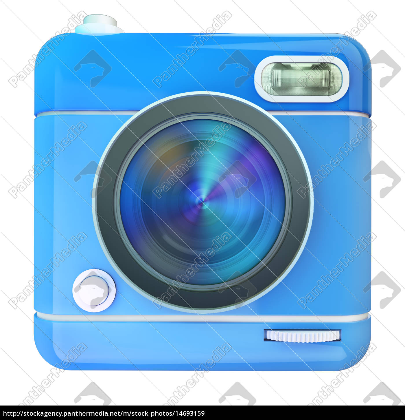 1400x1450 Camera Icon Blue