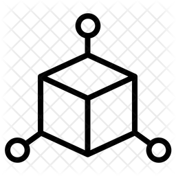 256x256 Cube Icon Of Line Style