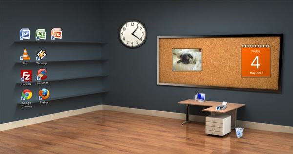 600x315 Free Download Desktop Icon Wallpaper