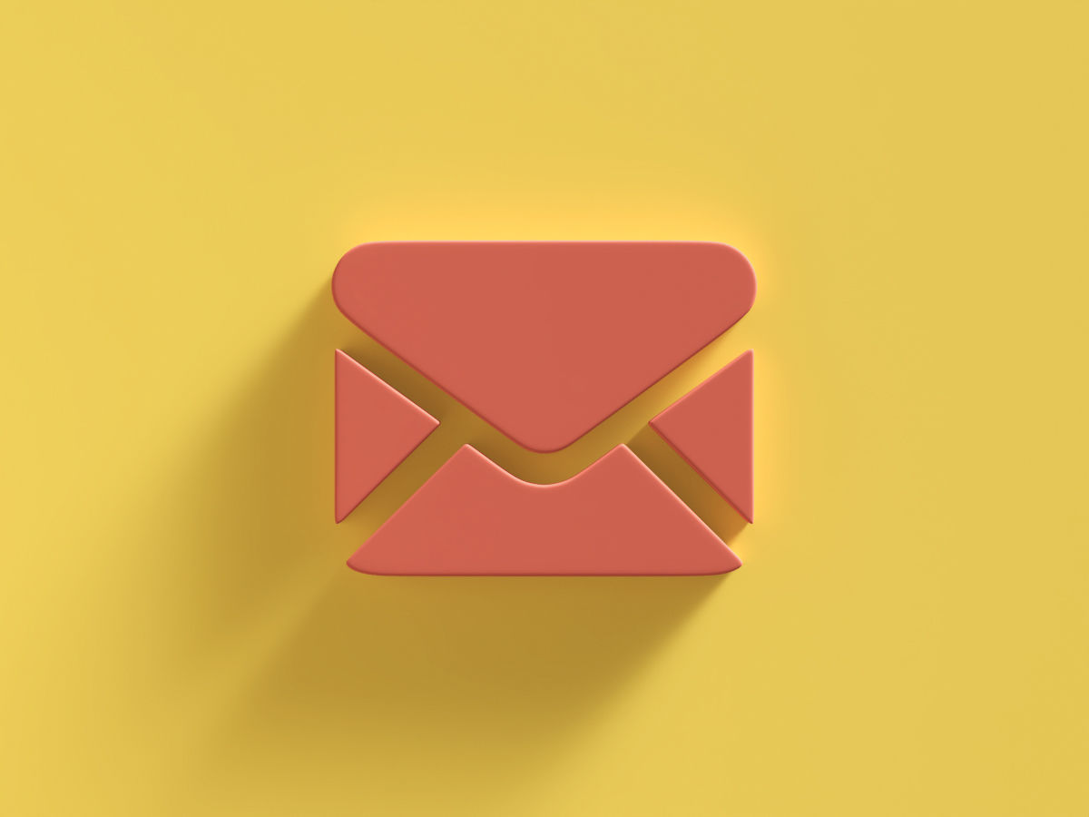 1200x900 Web Icon Mail Emoji Cgtrader