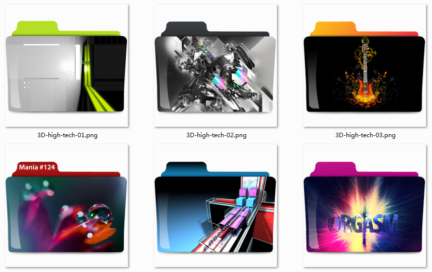 3d folder icons free download