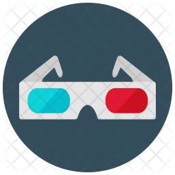256x256 Glasses Icon Of Flat Style