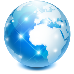 256x256 Browser, Earth, Globe, Internet, Network, Web, World Icon