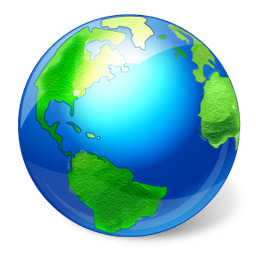 256x256 Browser, Earth, Internet, World Icon