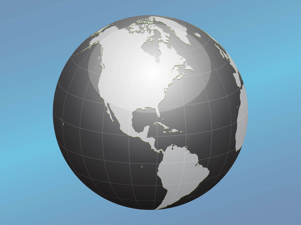 1024x768 Globe Vector Icon Vector Art Graphics