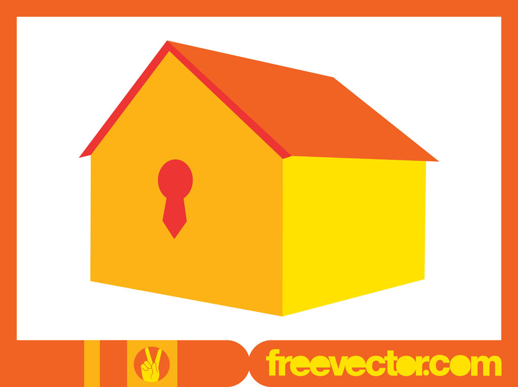 1024x765 D House Icon Vector Art Graphics